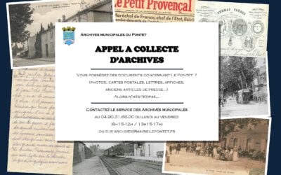 APPEL A COLLECTE D’ARCHIVES