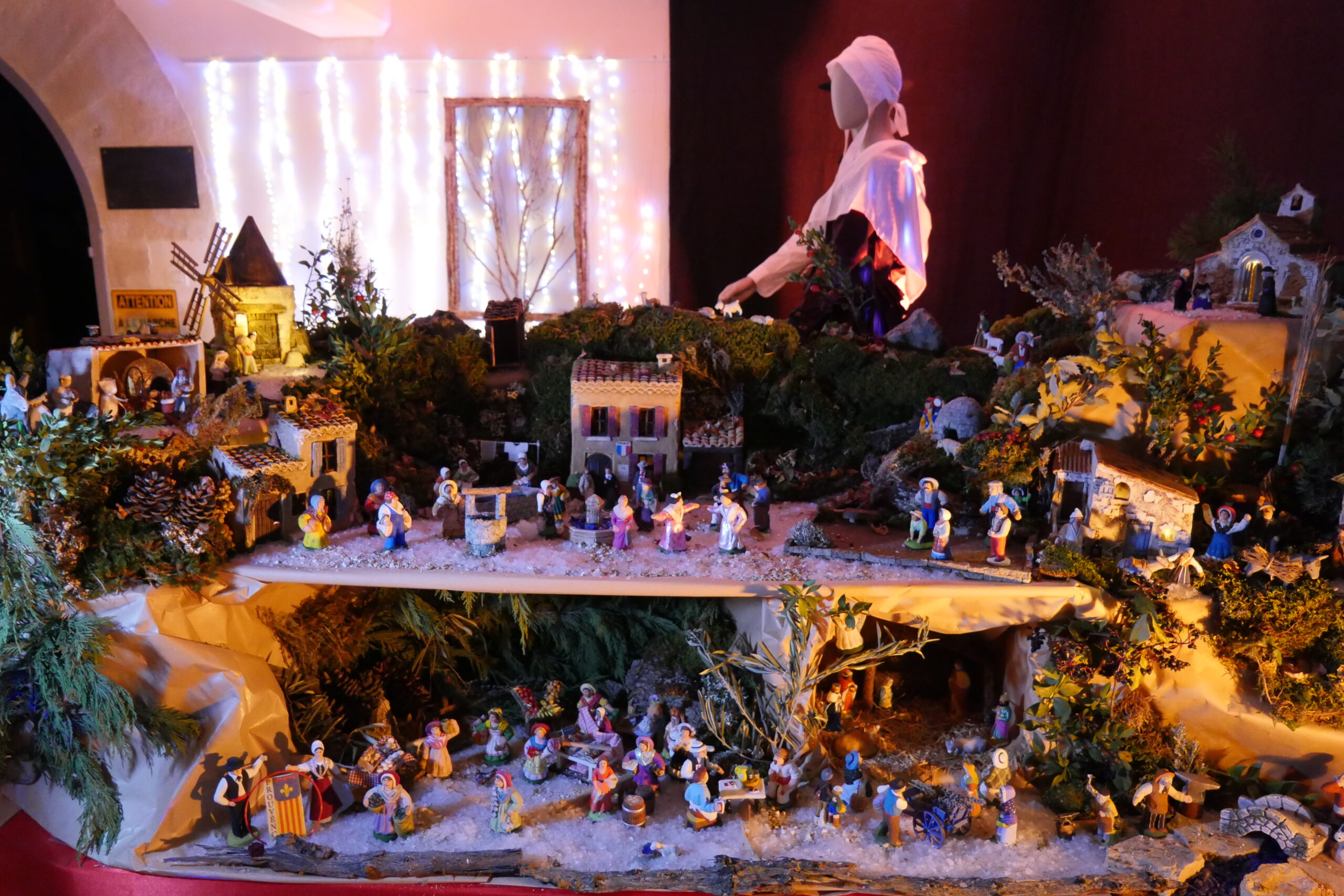 Crèche de Parlaren Lou Pountet - Noël 2024 - Château de Fargues