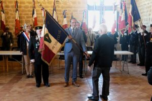 Remise du drapeau départemental - Château de Fargues 2023