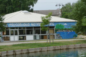 Fresque "Préservons notre nature" - Le lac