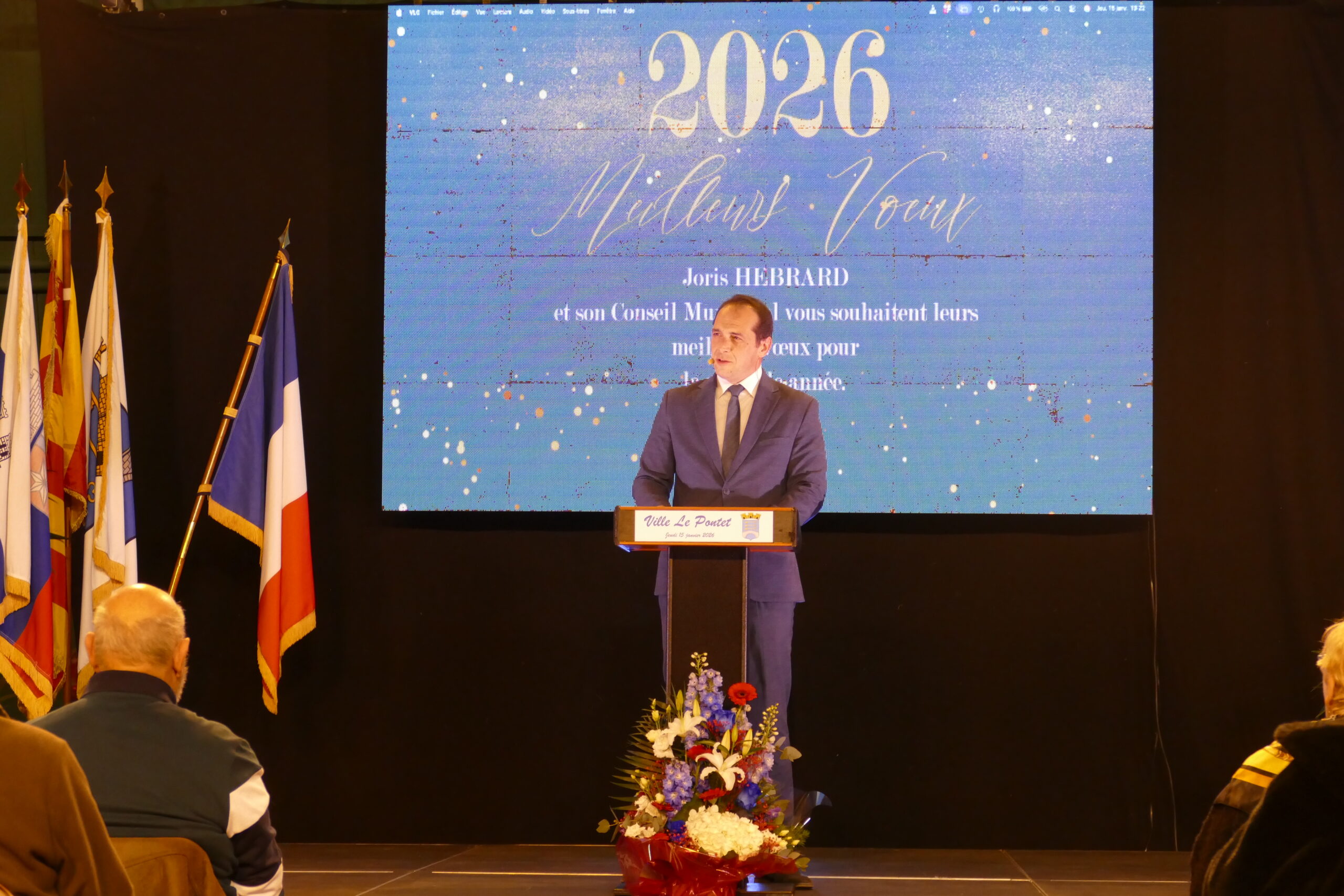 Joris HEBRARD - Maire du Pontet - Voeux du maire 15 janvier 2026