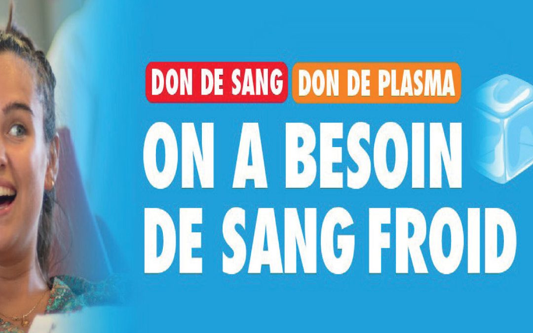 DON DU SANG : 20 JUILLET 2026