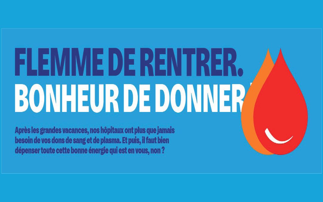 DON DU SANG : 18 SEPTEMBRE 2026