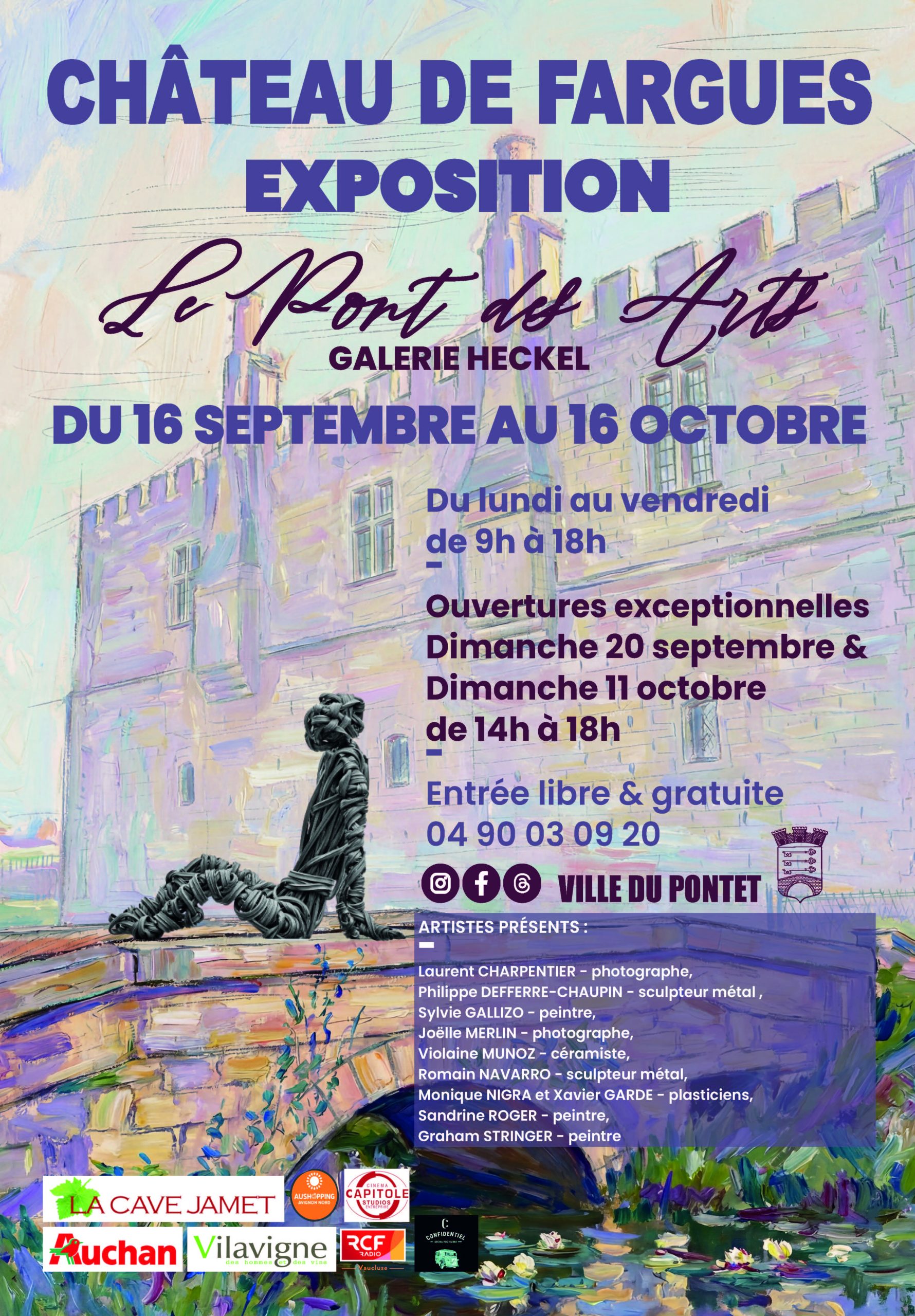 EXPOSITION ARTISTIQUE : LE PONT DES ARTS