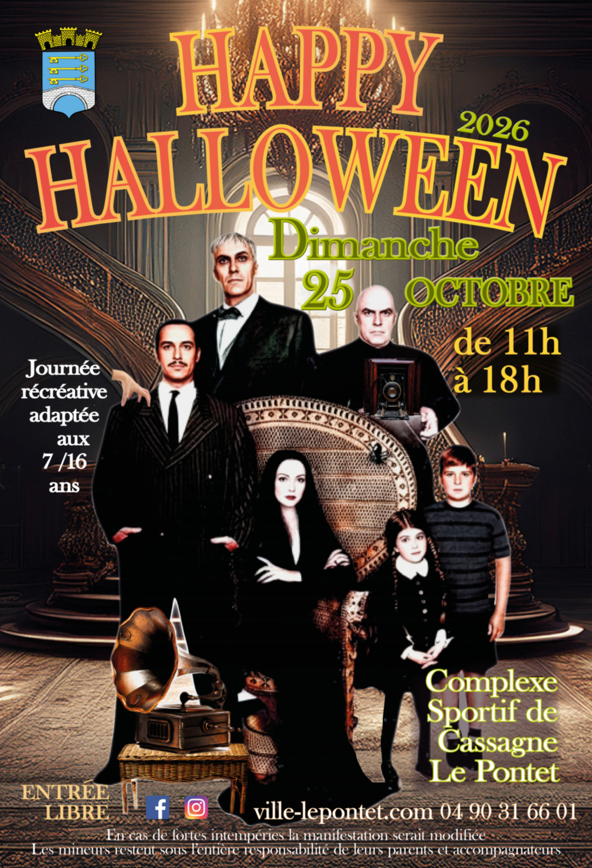 HAPPY HALLOWEEN : LA FAMILLE ADDAMS