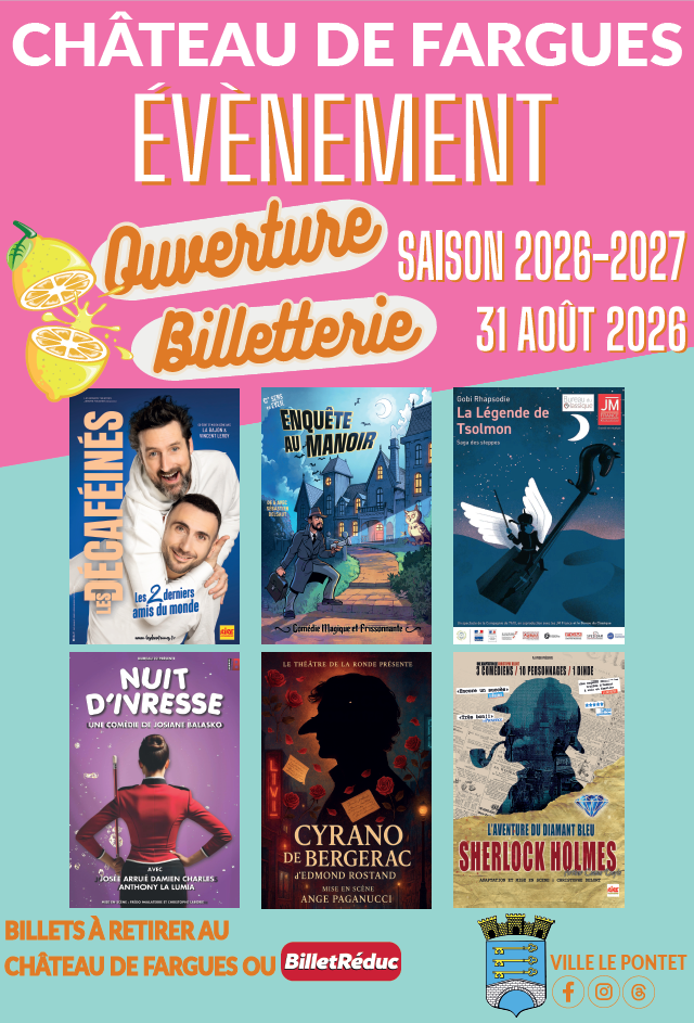 OUVERTURE BILLETTERIE 2026-2027