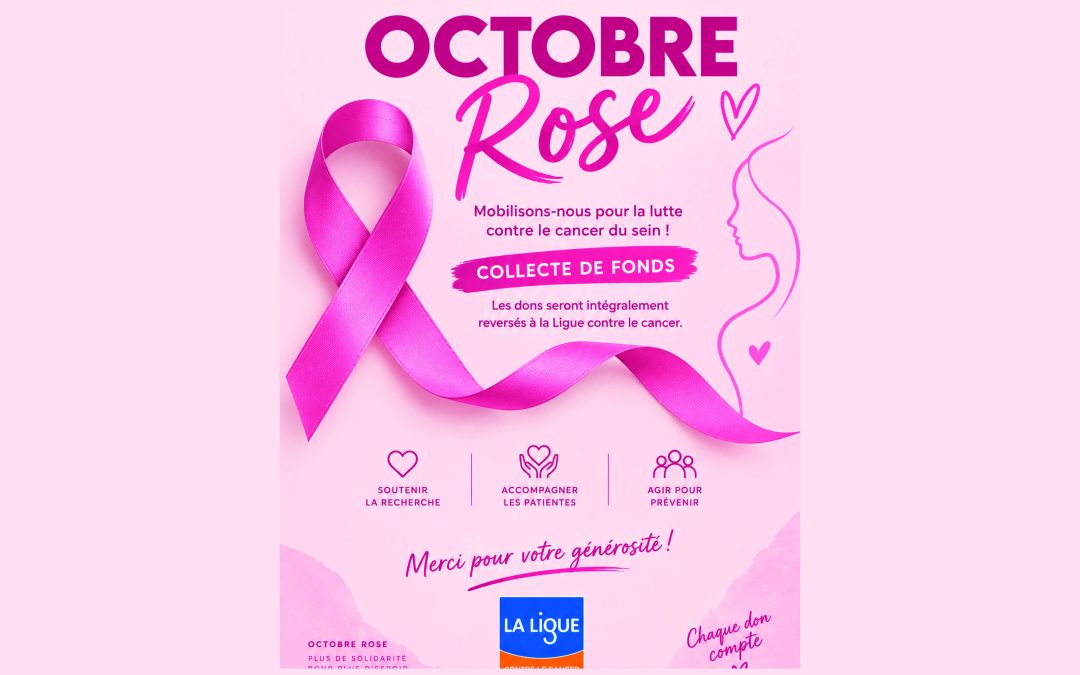 🌸 OCTOBRE ROSE : LA VILLE DU PONTET SE MOBILISE ! 🎀